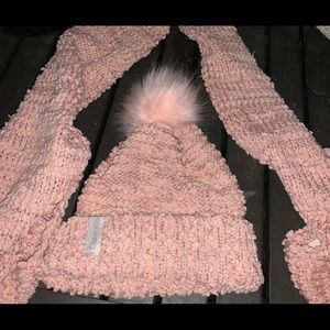 Calvin Klein scarf and beanie set
